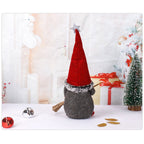 Santa Gnome with Broom