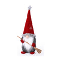 Santa Gnome with Broom