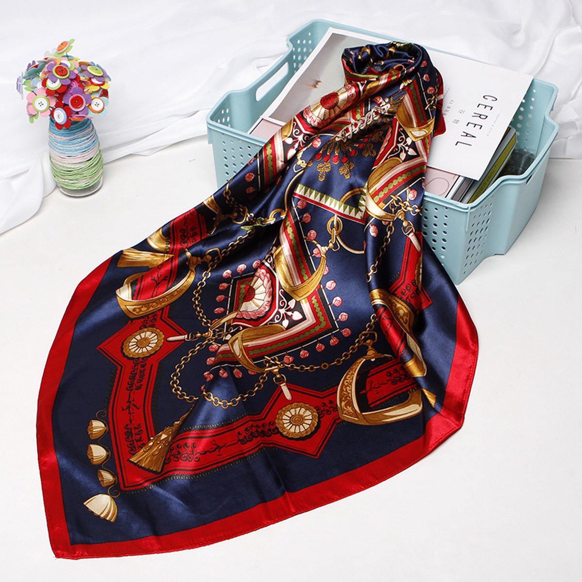 Satin Bandana Hair Scarf