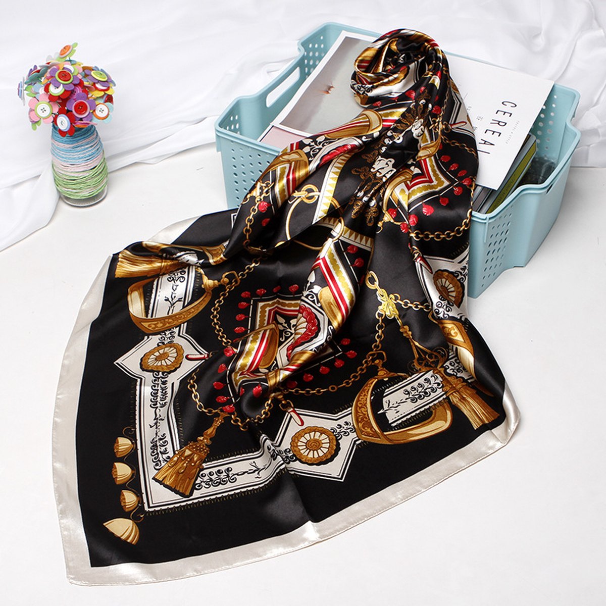 Satin Bandana Hair Scarf