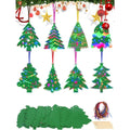 Scratch Art Christmas Ornaments (48 pcs)