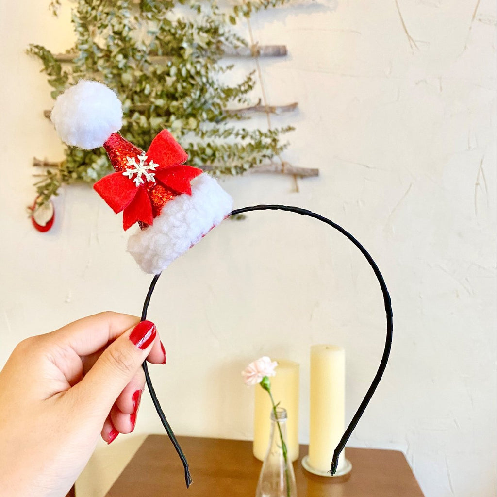 Sequin Christmas Hat Headband