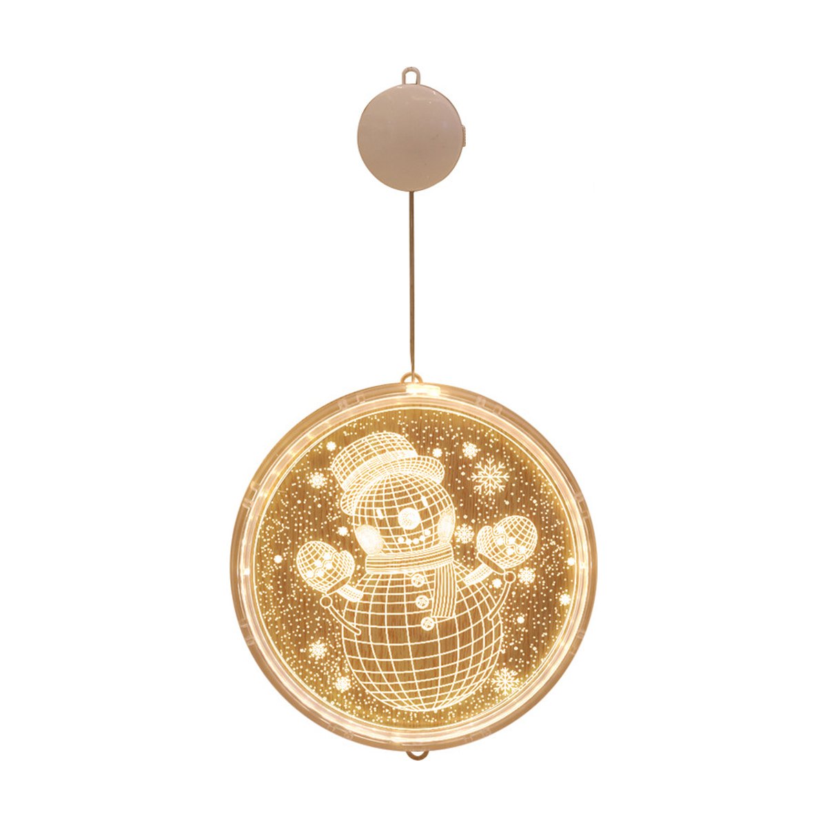 Small LED Christmas Lamp, 22 cm