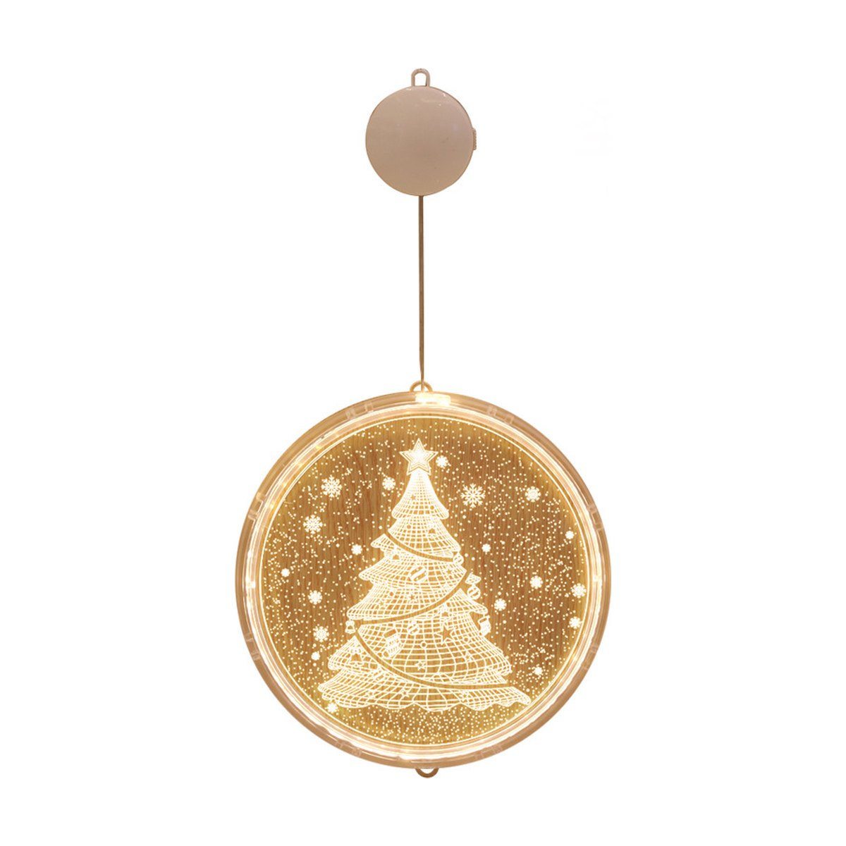 Small LED Christmas Lamp, 22 cm