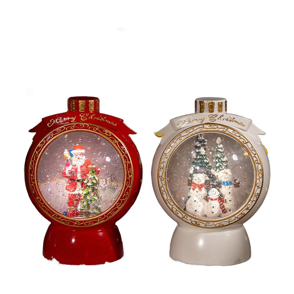 Snow Globe Music Box with Blowing Snow