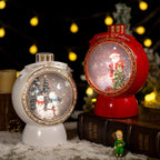 Snow Globe Music Box with Blowing Snow