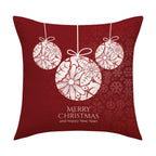 Snowman & Reindeer Cushion Cover, 45 x 45 cm