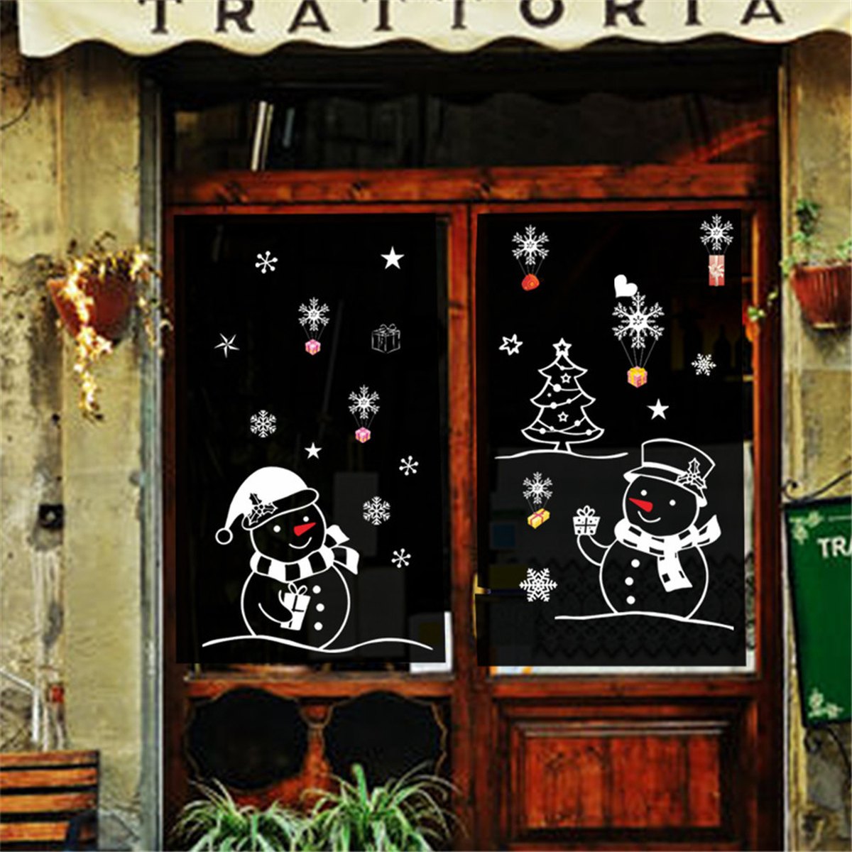 Snowman Window Sticker, 50 x 70 cm