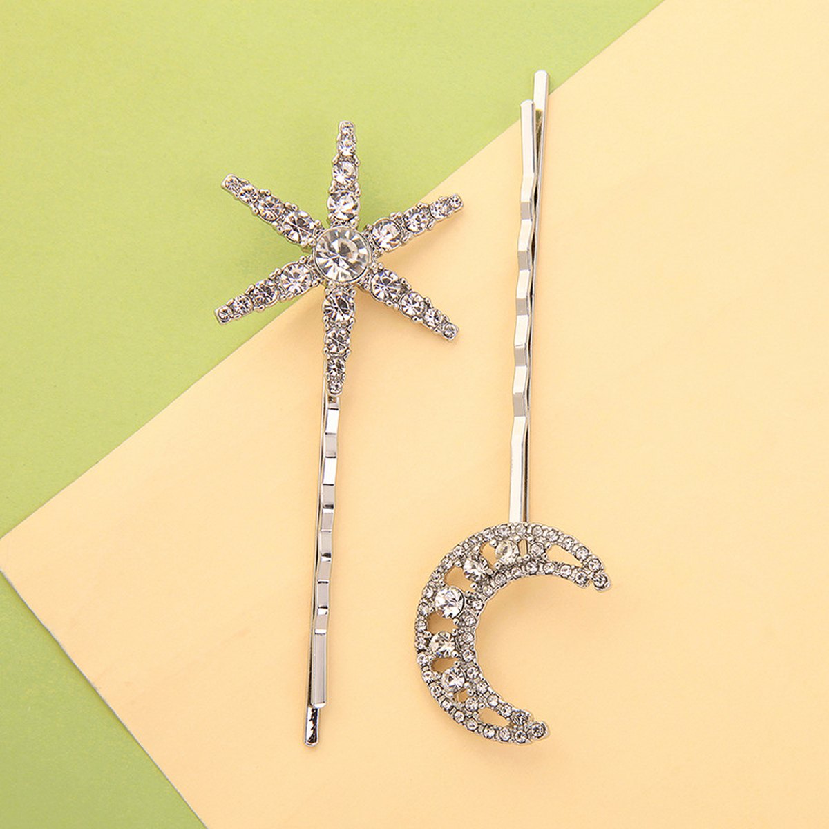 Star & Moon Hair Clips