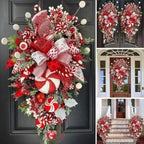 Upside-Down Christmas Tree Door Decoration