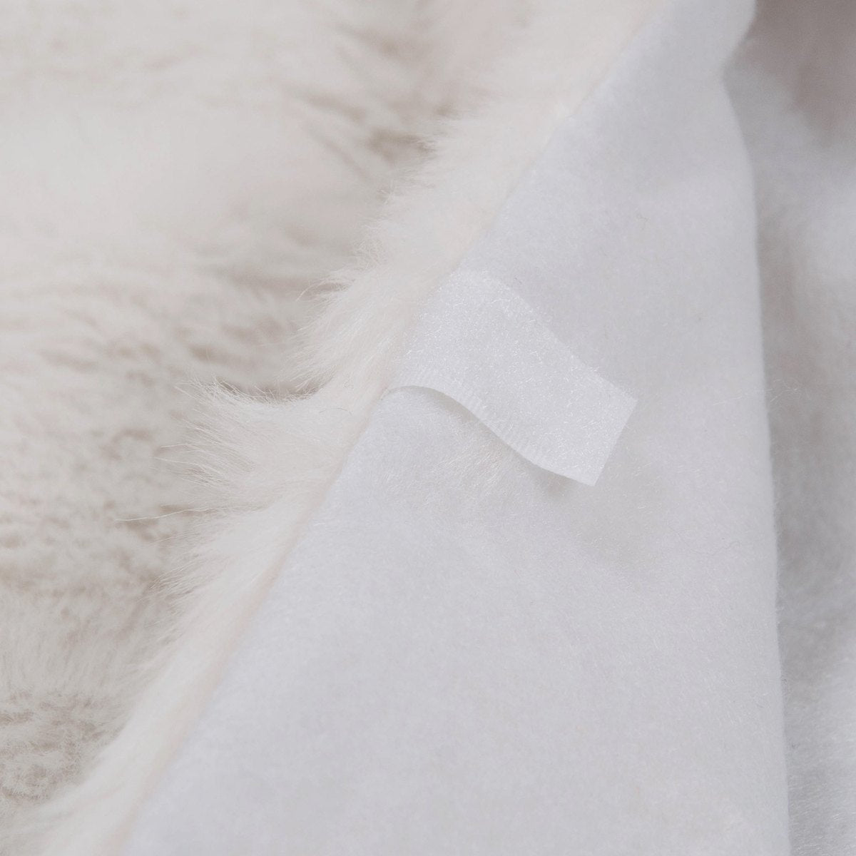 White Plush Tree Skirt