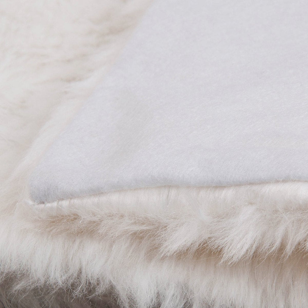 White Plush Tree Skirt