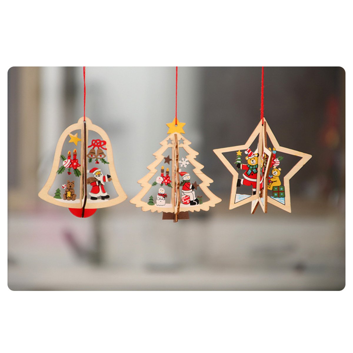 Wooden Christmas Ornaments