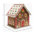 Wooden Gingerbread House Decoration