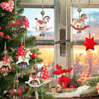 Wooden Rocking Horse Ornaments