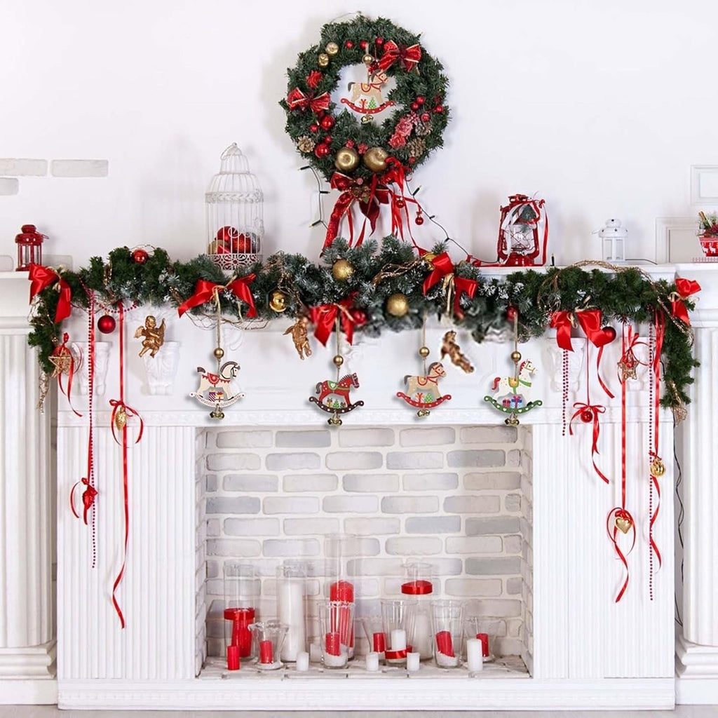 Wooden Rocking Horse Ornaments