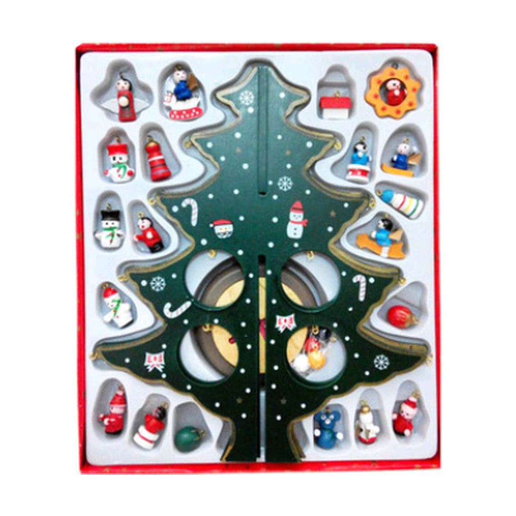 Wooden Tabletop Christmas Tree, 36 cm