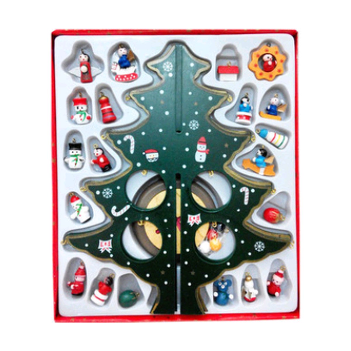 Wooden Tabletop Christmas Tree, 36 cm