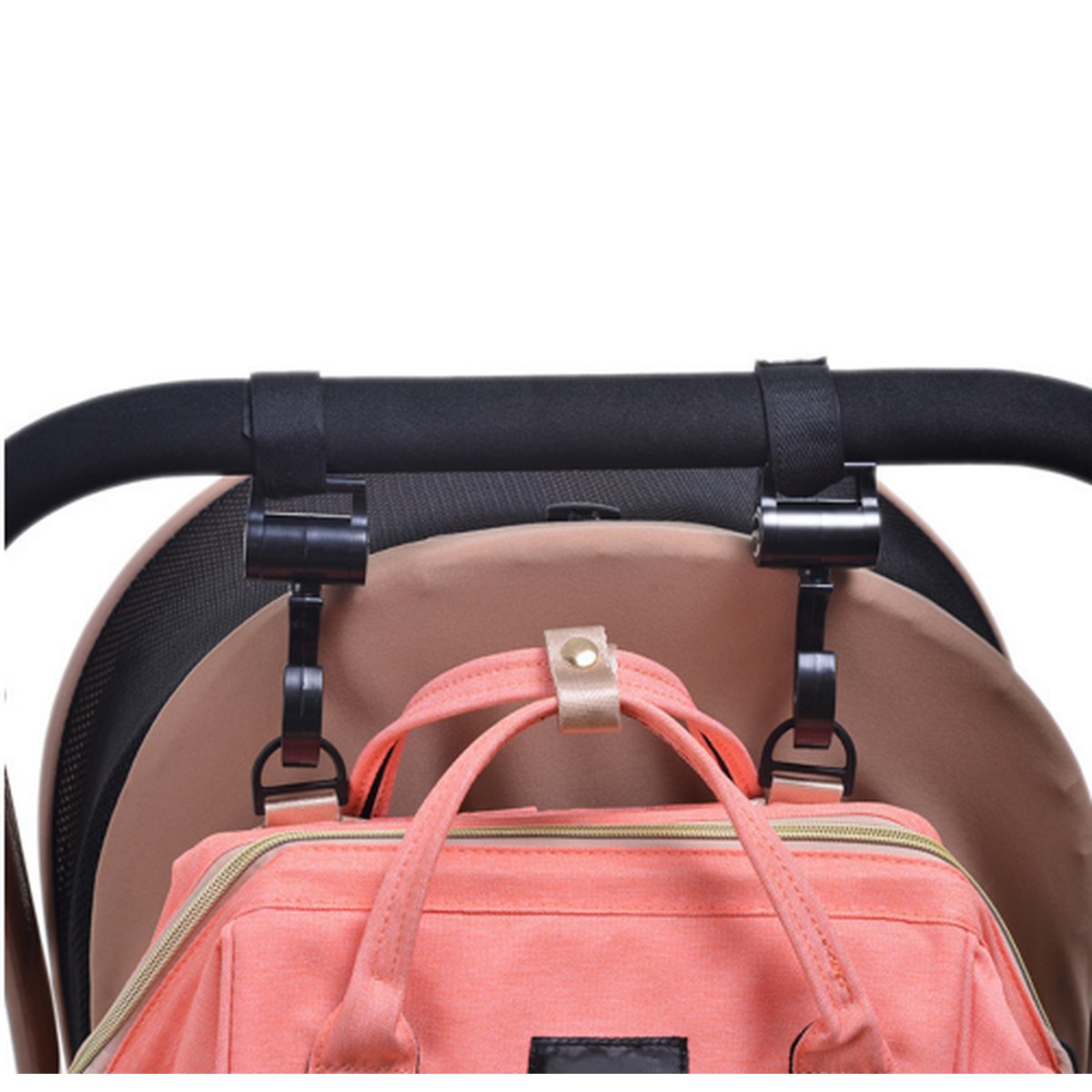 360° Stroller Hooks (2 pcs)