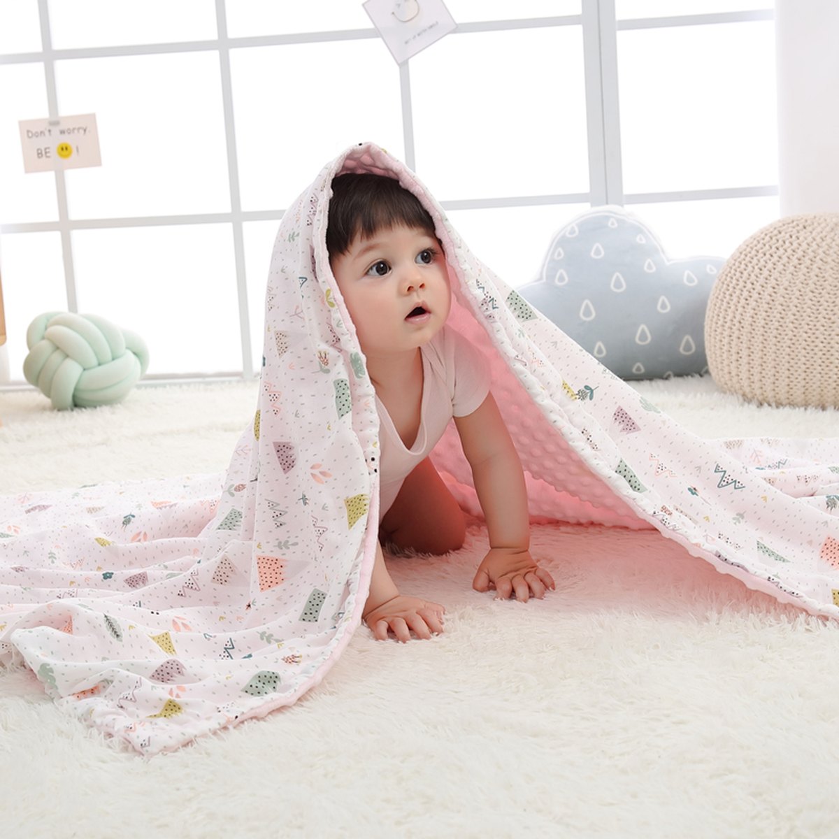 3D Bubble Baby Blanket