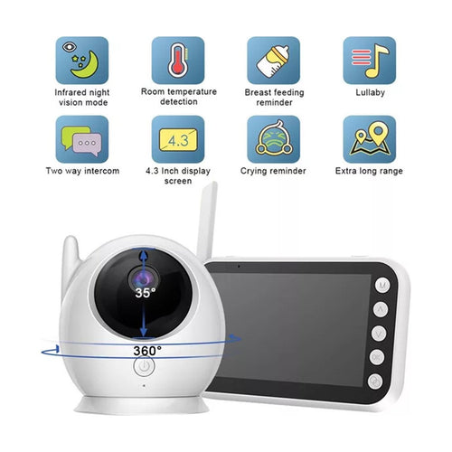 4.3" Video Baby Monitor