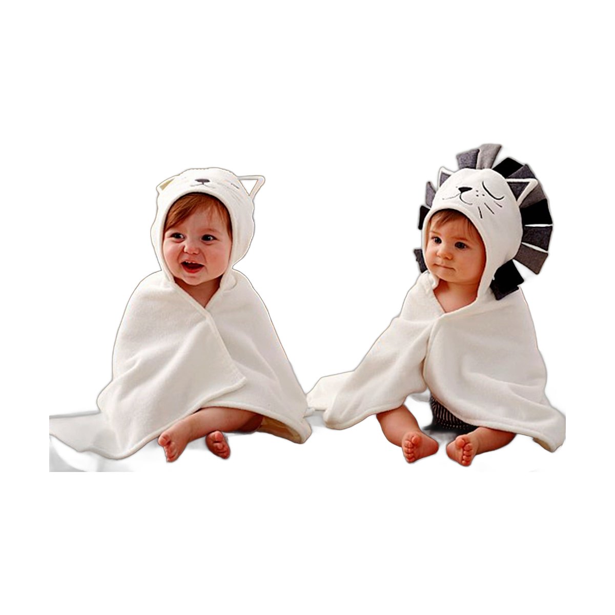 Animal Hooded Baby Bath Towel