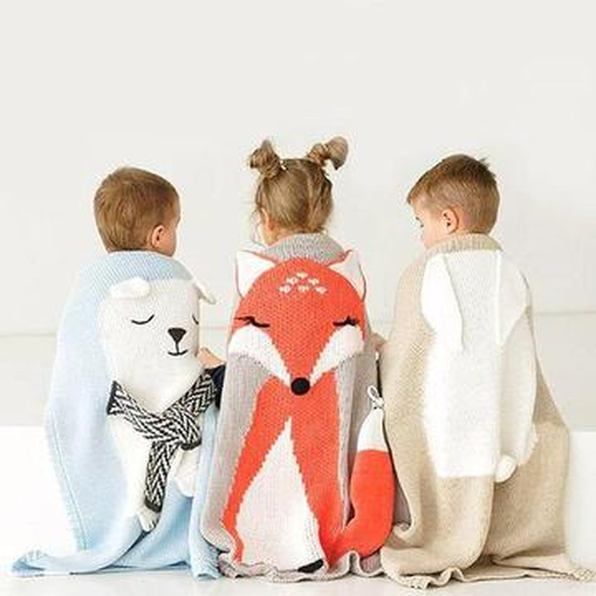 Animal Hooded Baby Blanket