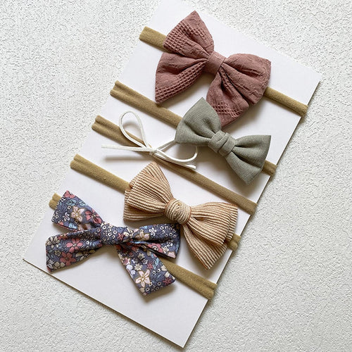 Baby Bow Headband Set (5 pcs)