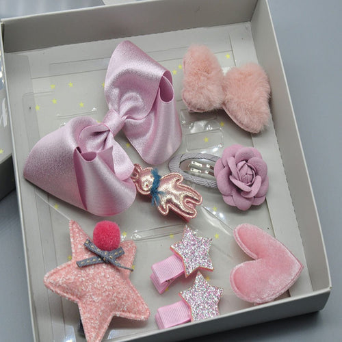 Baby Hair Clip & Headband Gift Set