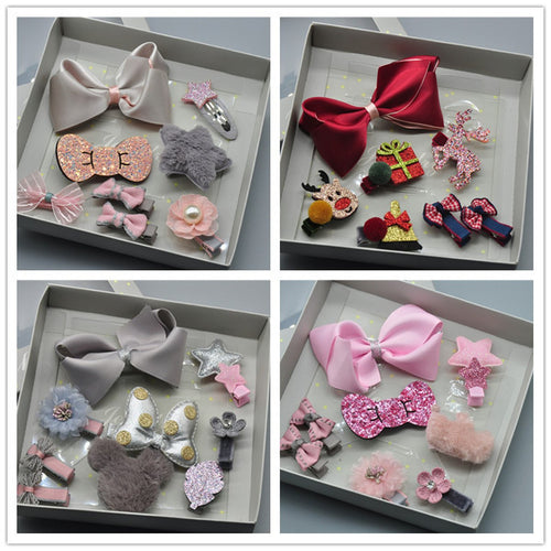 Baby Hair Clip & Headband Gift Set