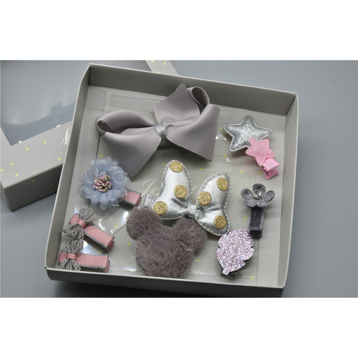 Baby Hair Clip & Headband Gift Set