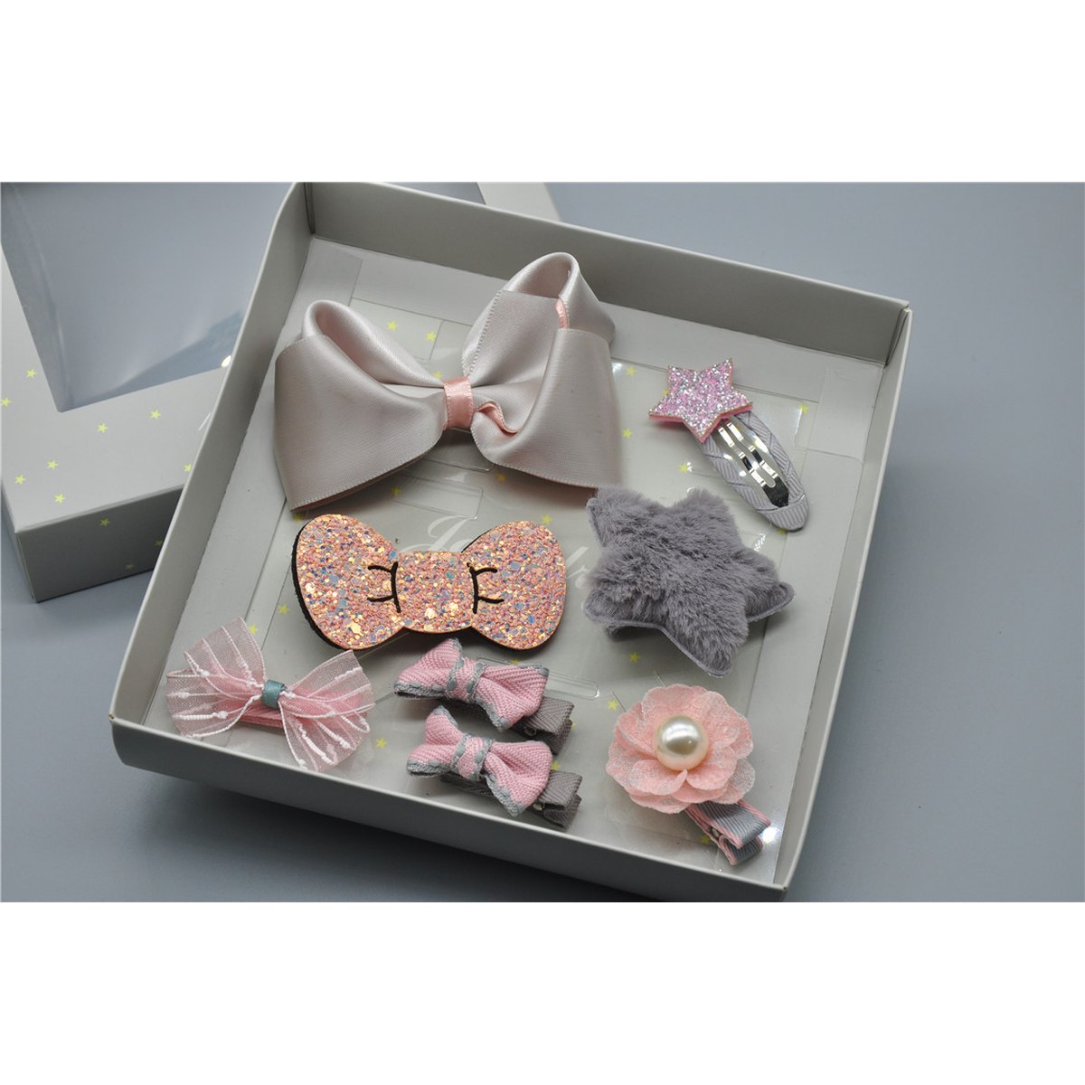 Baby Hair Clip & Headband Gift Set