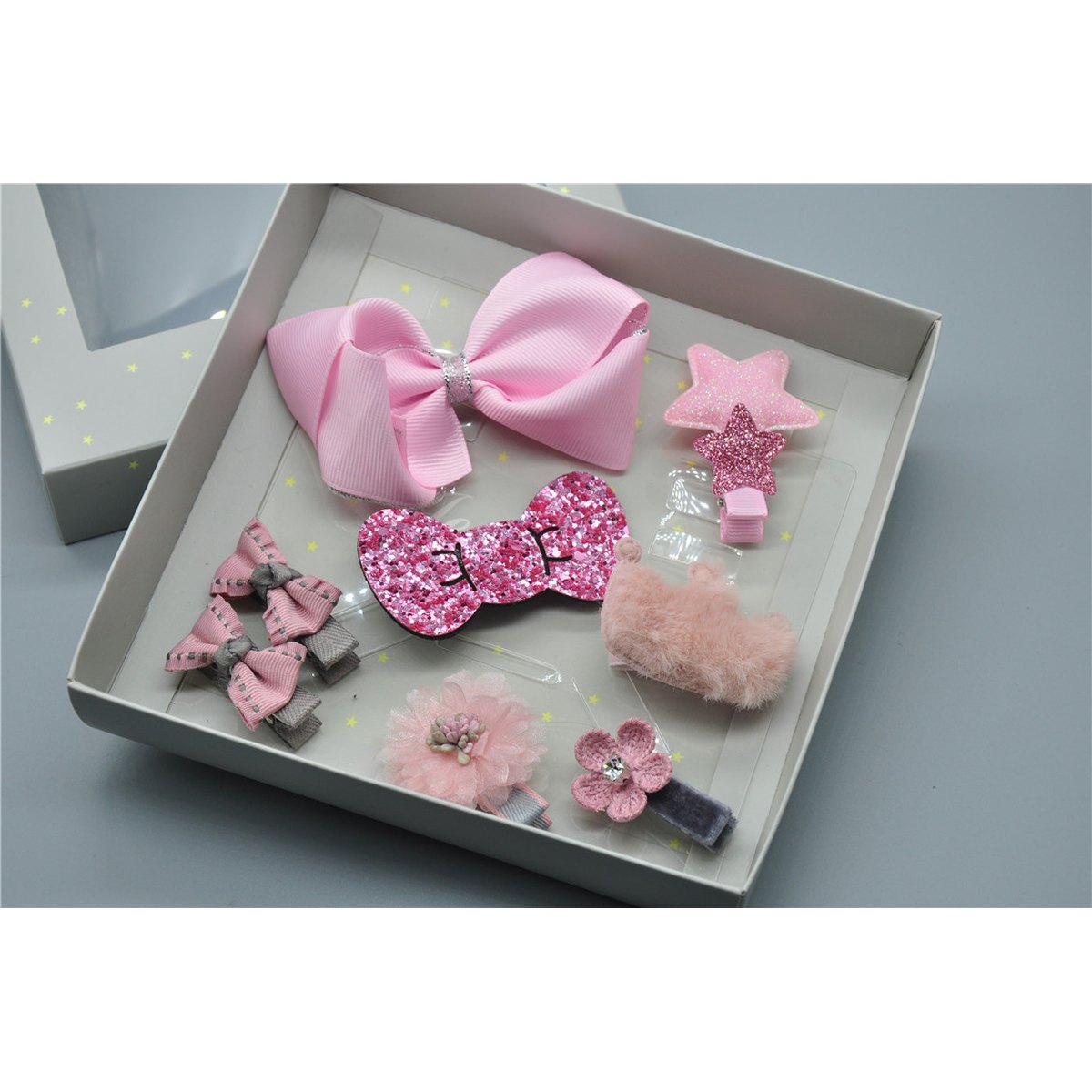 Baby Hair Clip & Headband Gift Set