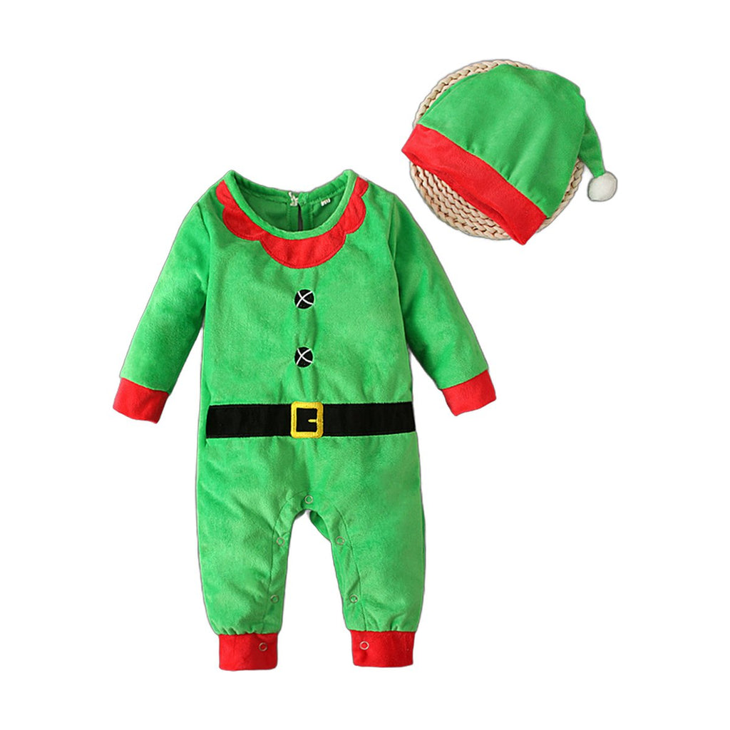 Baby Santa Romper with Hat