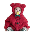 Baby Velvet Snowman & Reindeer Romper