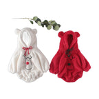Baby Velvet Snowman & Reindeer Romper