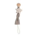 Cloth Star Pacifier Clip