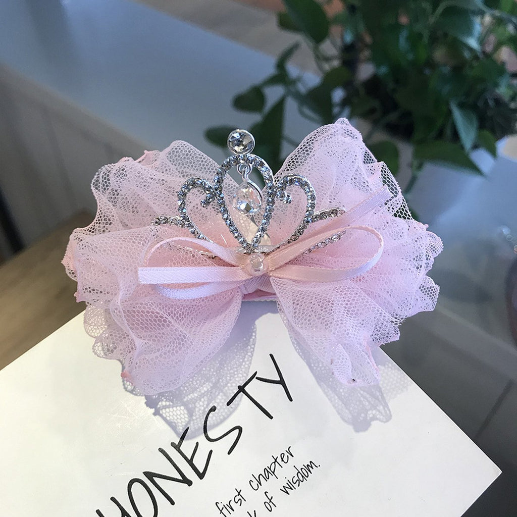Crown Lace Baby Hair Clips
