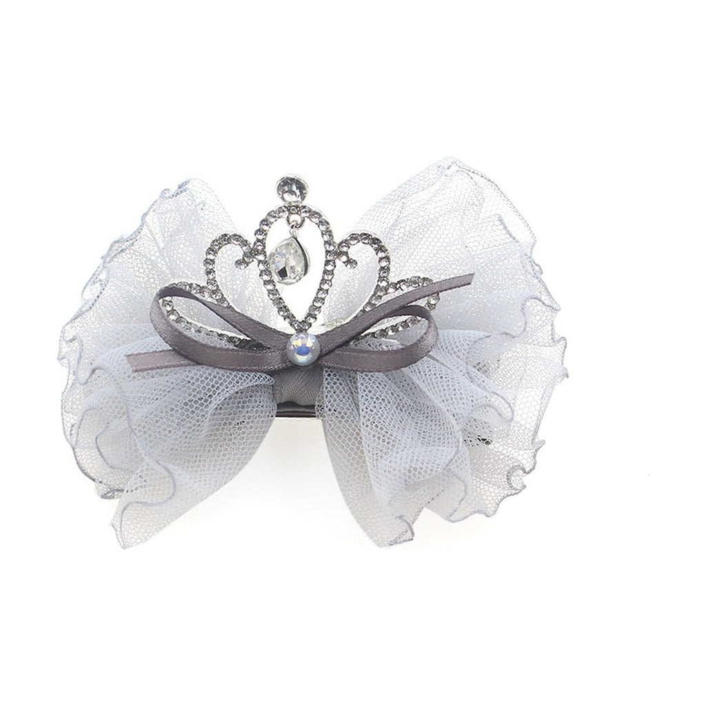 Crown Lace Baby Hair Clips