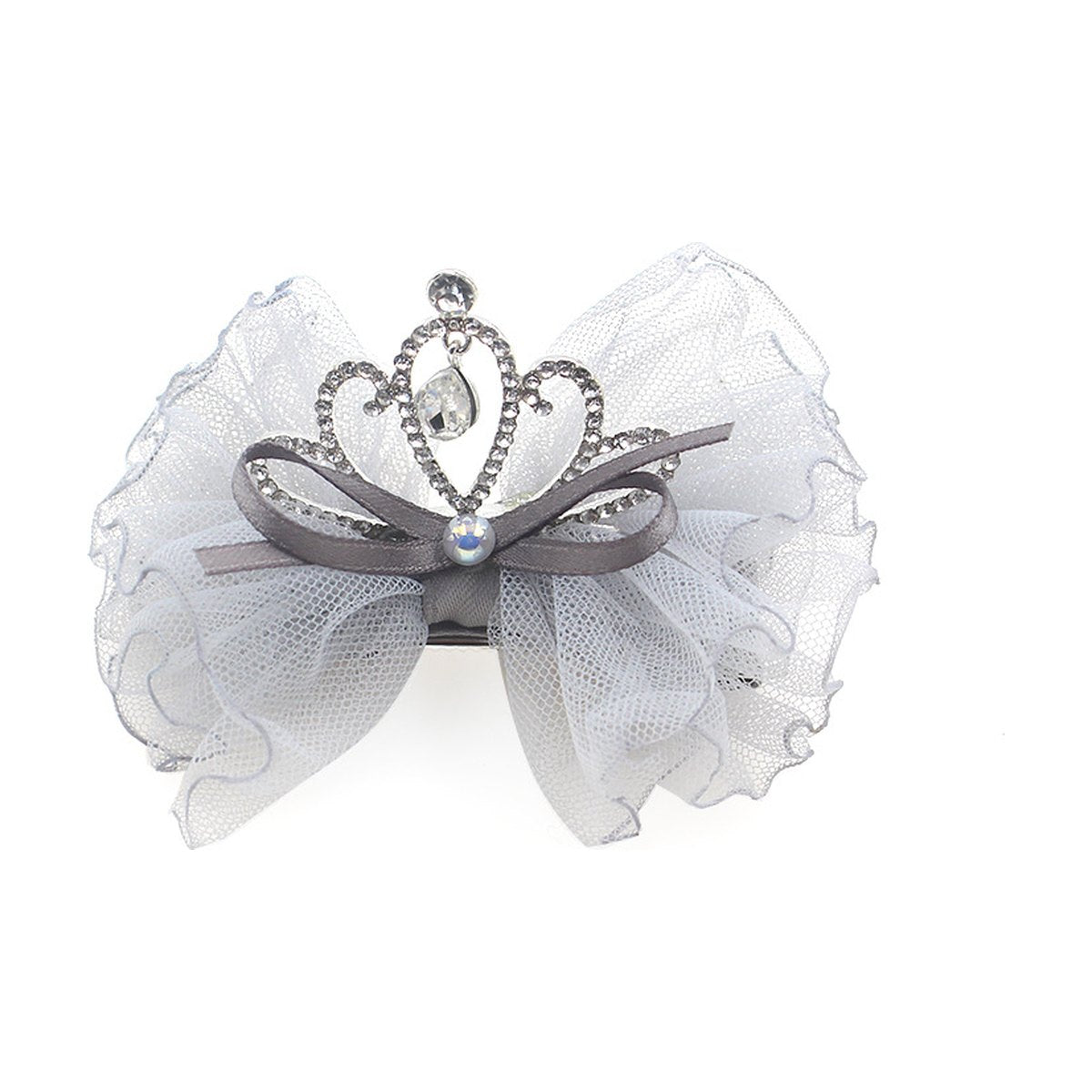 Crown Lace Baby Hair Clips