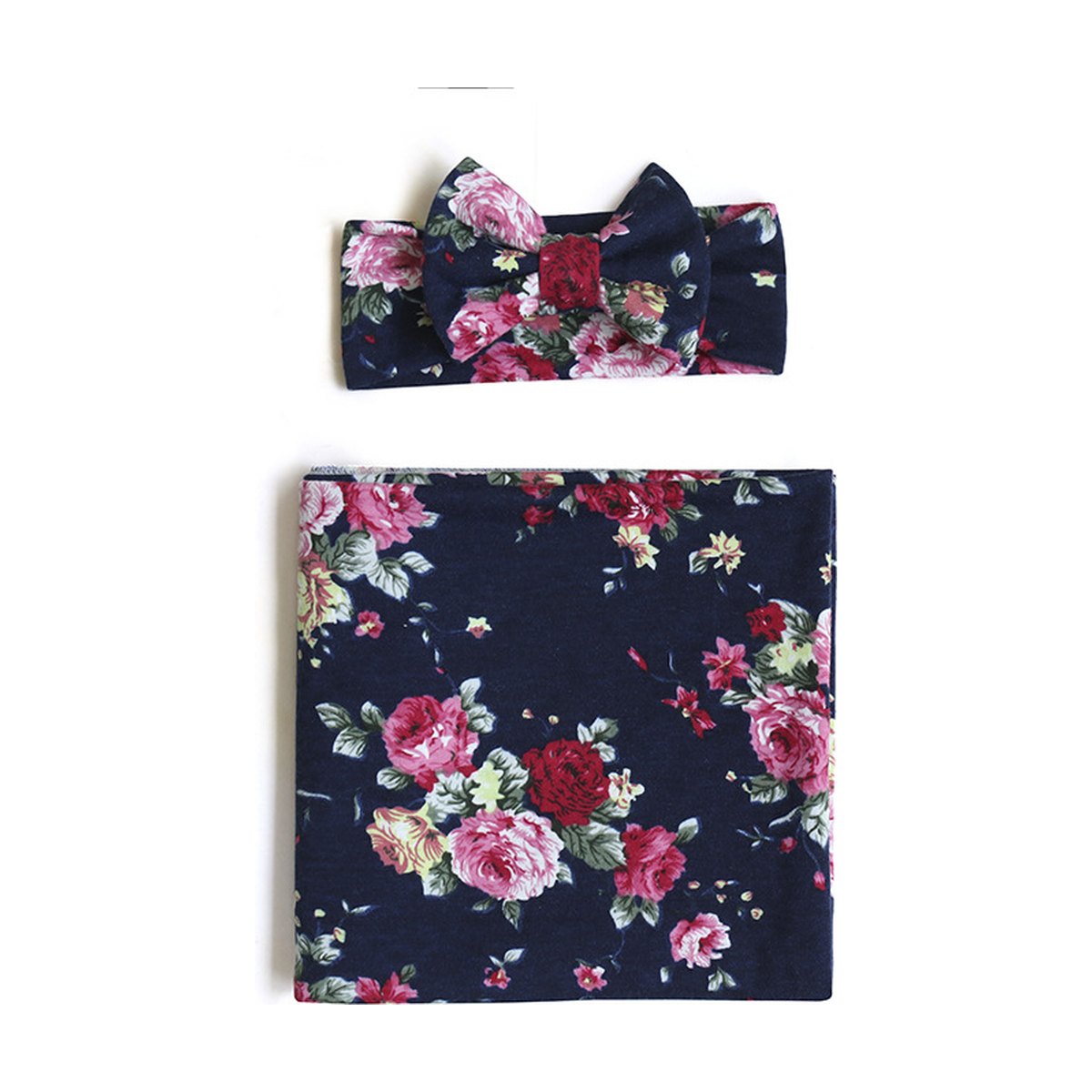 Feather Swaddle & Headband Set