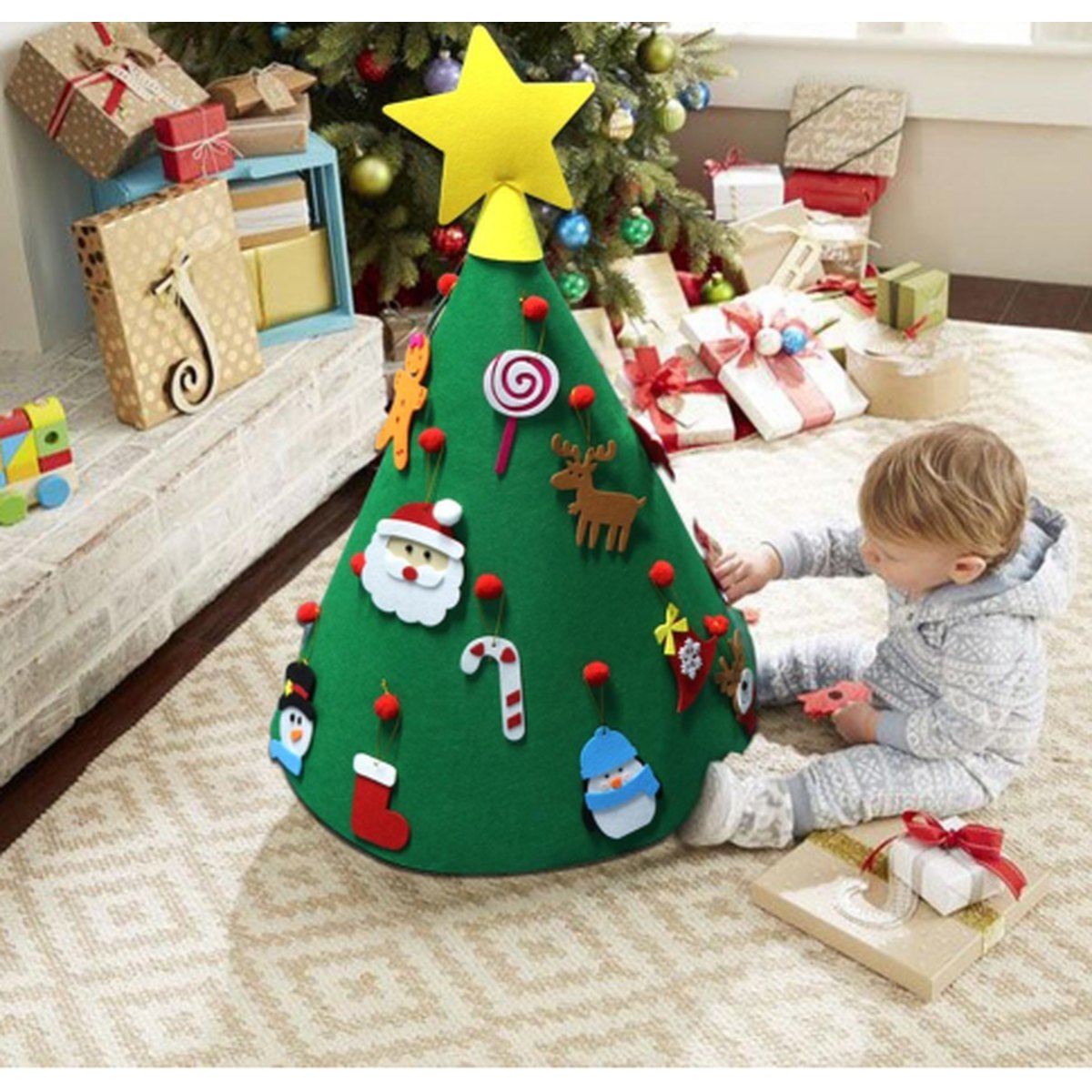 Felt Christmas Tree for Kids