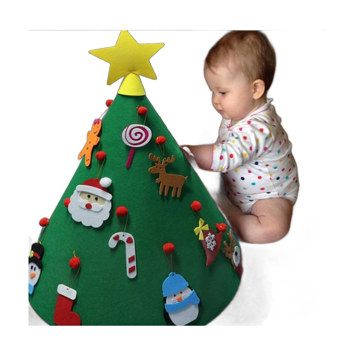 Felt Christmas Tree for Kids