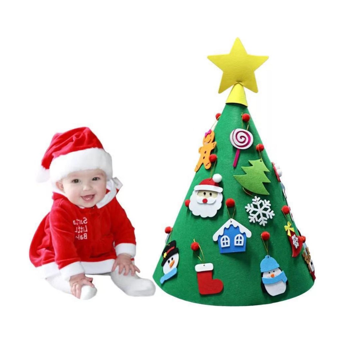 Felt Christmas Tree for Kids