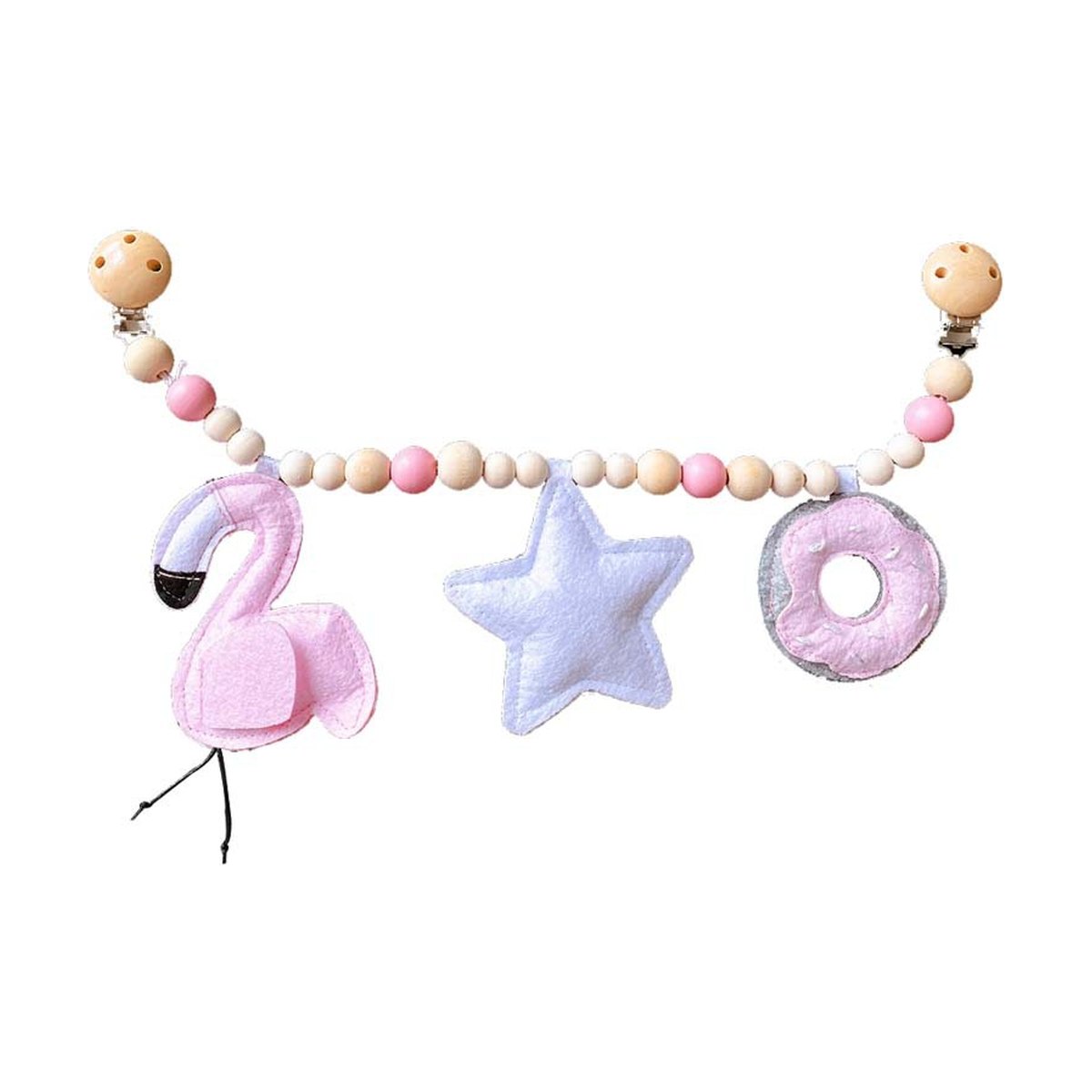 Felt Stroller Toy Chain