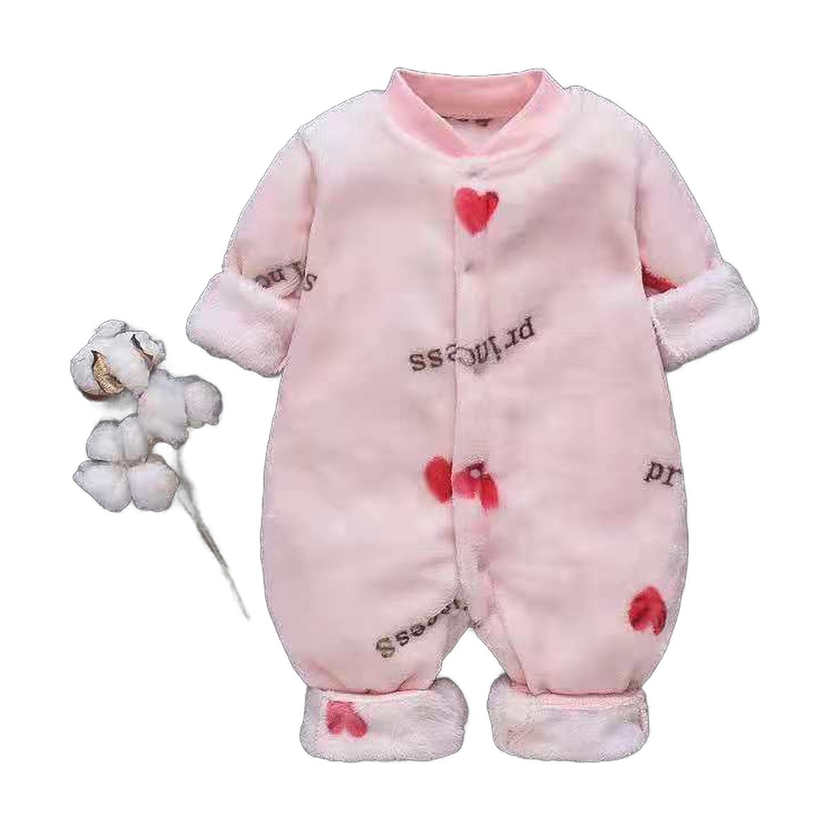 Flannel Baby Romper