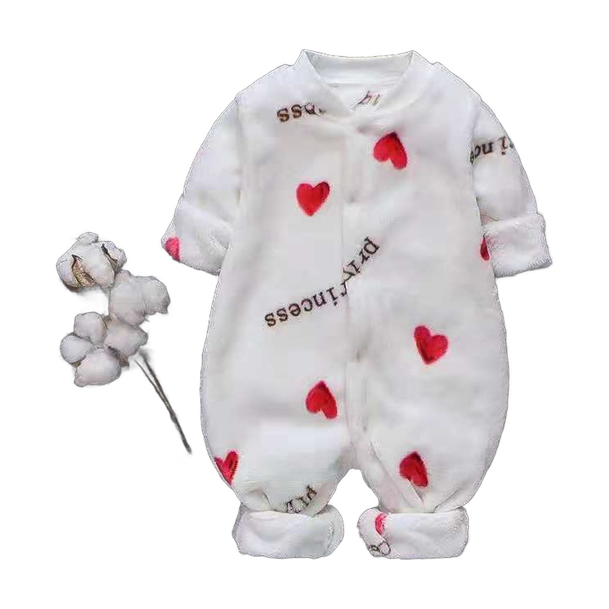 Flannel Baby Romper