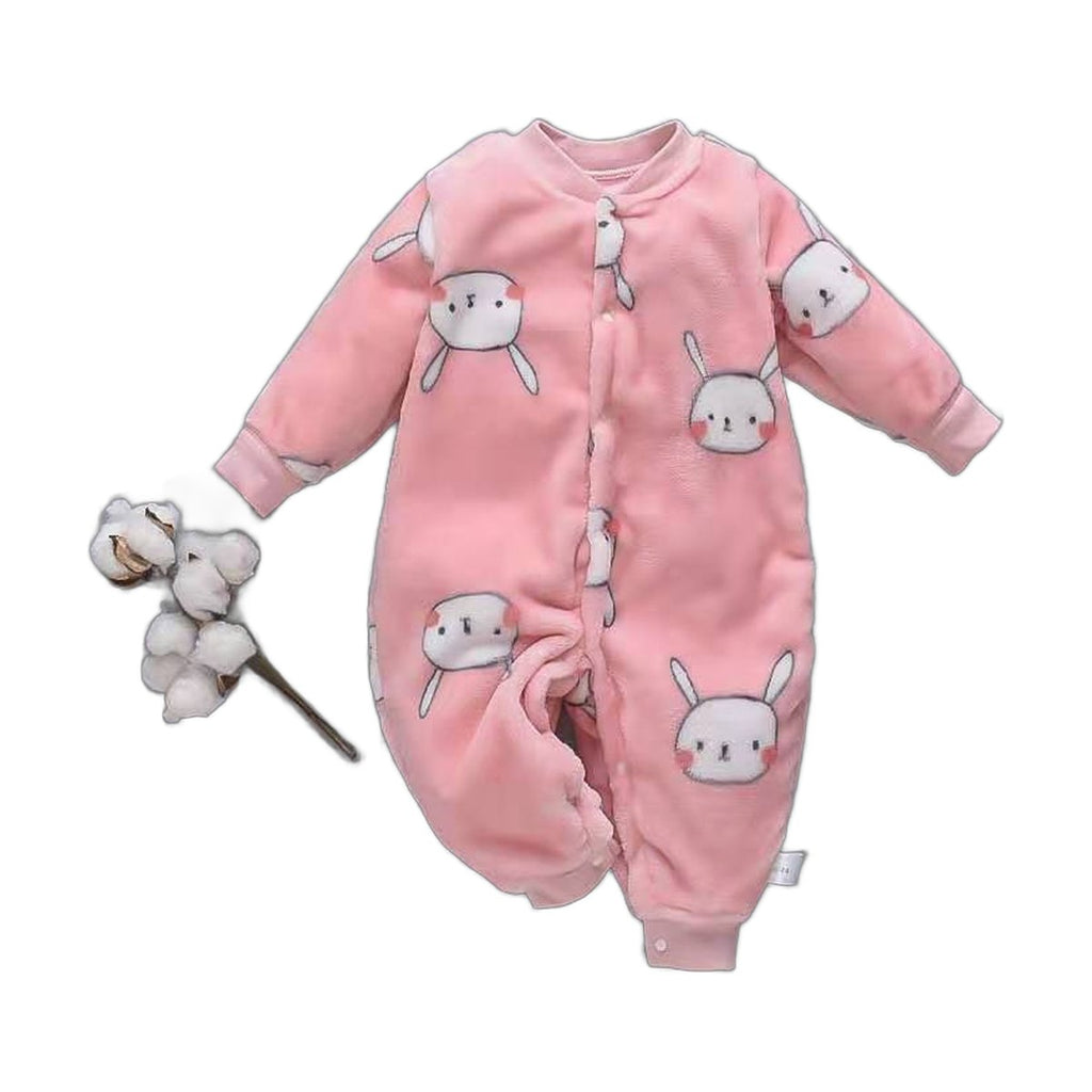 Flannel Baby Romper