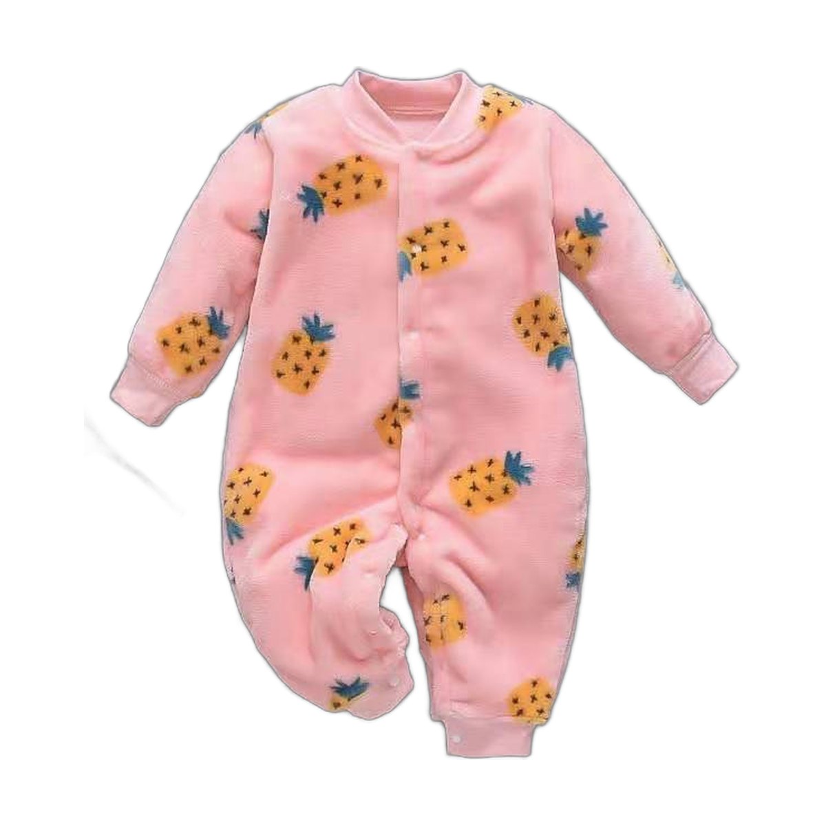 Flannel Baby Romper