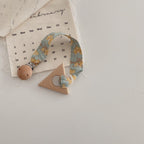 Floral Fabric Pacifier Clip